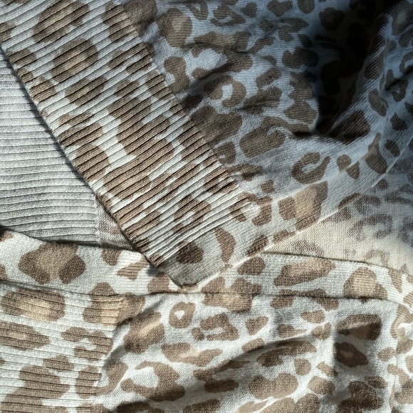 Leopard print short sleeve cardigan - Picture 6 of 8